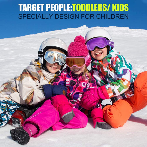 Findway Masque de Ski Protection pour Enfant Lunette Ski Masque